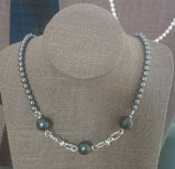 Crystal Pearl Copper Necklace